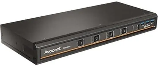 Vertiv Avocent SV240DPH-400 4-Port DP/HDMI KVM Switch, Single Head