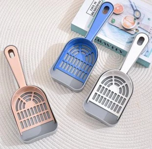 Ergonomic Cat Litter Scoop with Deep Shovel Design