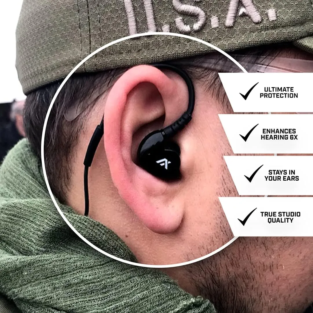 Axil GS Extreme 2.0 Wireless Tactical Earbuds Black