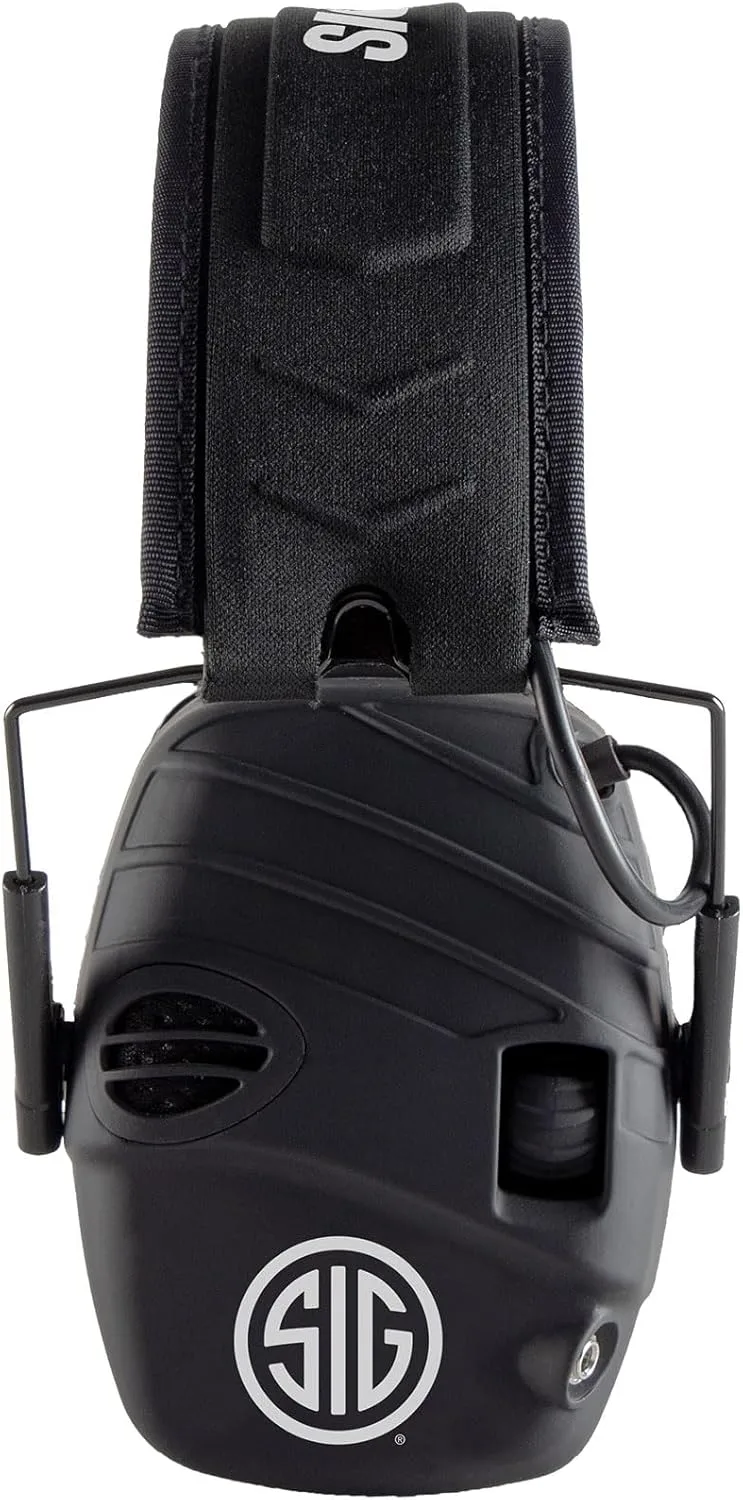 AXIL x SIG SAUER TRACKR Electronic Ear Muffs | Compact Foldable Water-Resistant Hearing Enhancement & Noise Reduction