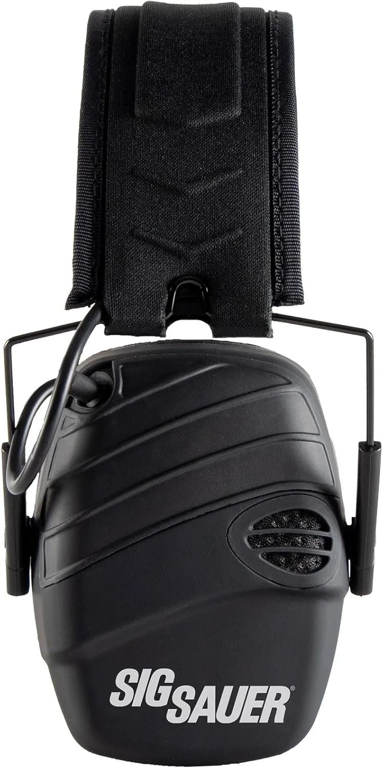 AXIL x SIG SAUER TRACKR Electronic Ear Muffs | Compact Foldable Water-Resistant Hearing Enhancement & Noise Reduction