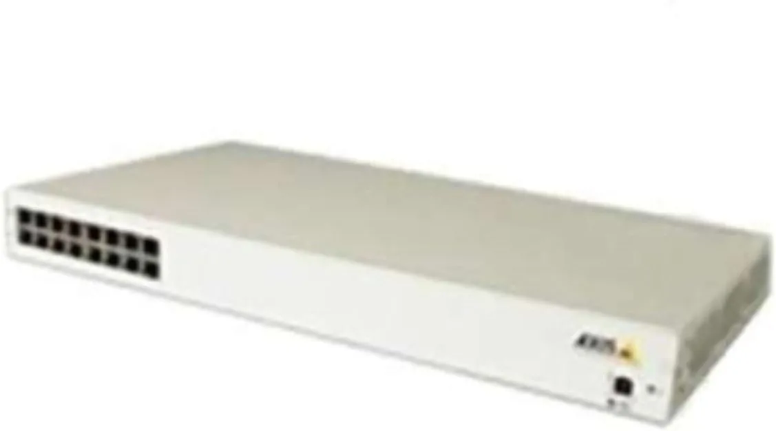 Axis Communications 5012-004 Power Over Ethernet Midcaps 8 Ports, IEEE 802.3af for Surveillance Cameras