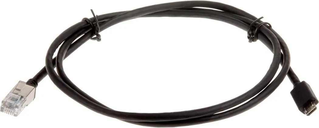 F7301 Black Cable 1 m Pack of 4