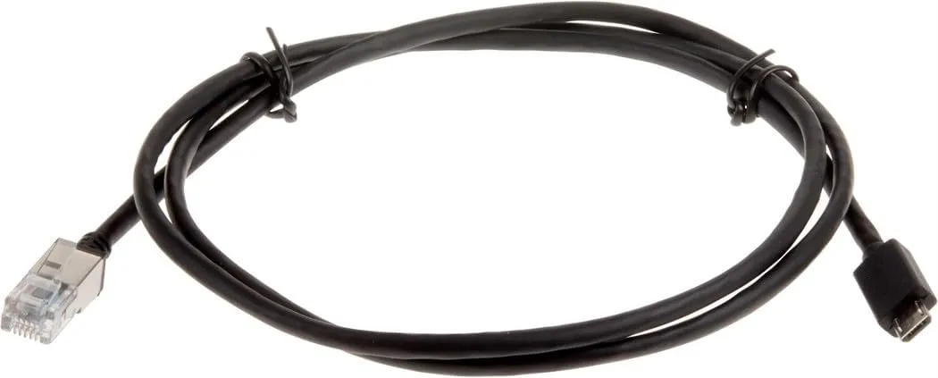 F7301 Black Cable 1 m Pack of 4