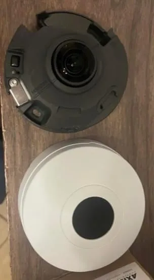 AXIS M4327-P 6MP Indoor Panoramic IP Camera with Deep Learning, 1.1mm Fisheye Lens, White