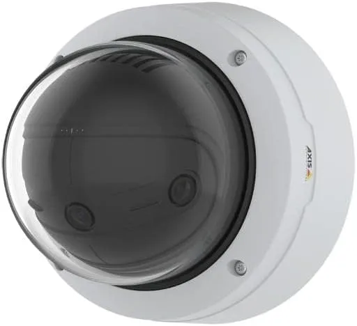 AXIS Panoramic P3818-PVE 13 Megapixel Outdoor 4K Network Camera - Color - Dome - TAA Compliant