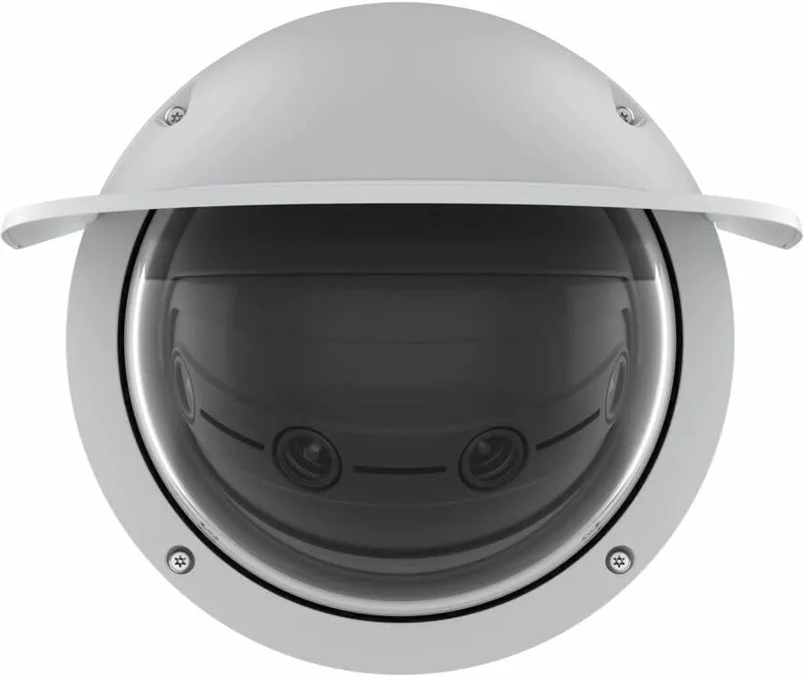 AXIS Q4809-PVE 12 Megapixel Outdoor Network Camera - Color - Dome - White - TAA Compliant