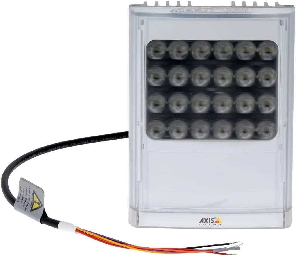 Axis Communications White LED Illuminator - Ceiling mountable, Pole mountable, Wall mountable - 12-24 V - Indoor