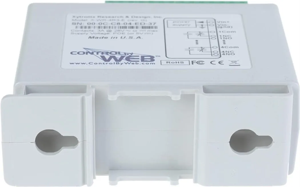 AXIS Web Relay - 4 OUTPUTS, 0 Input, PoE