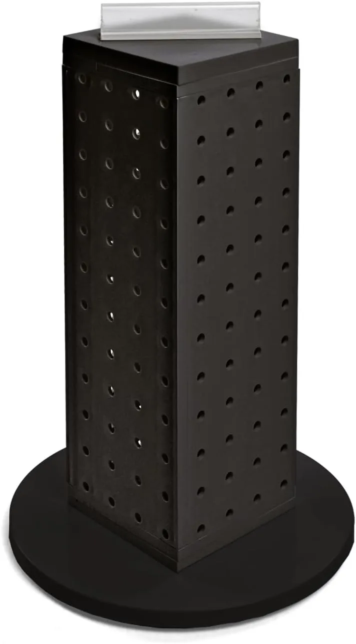 Azar Displays 4-Sided Revolving Pegboard Counter Display