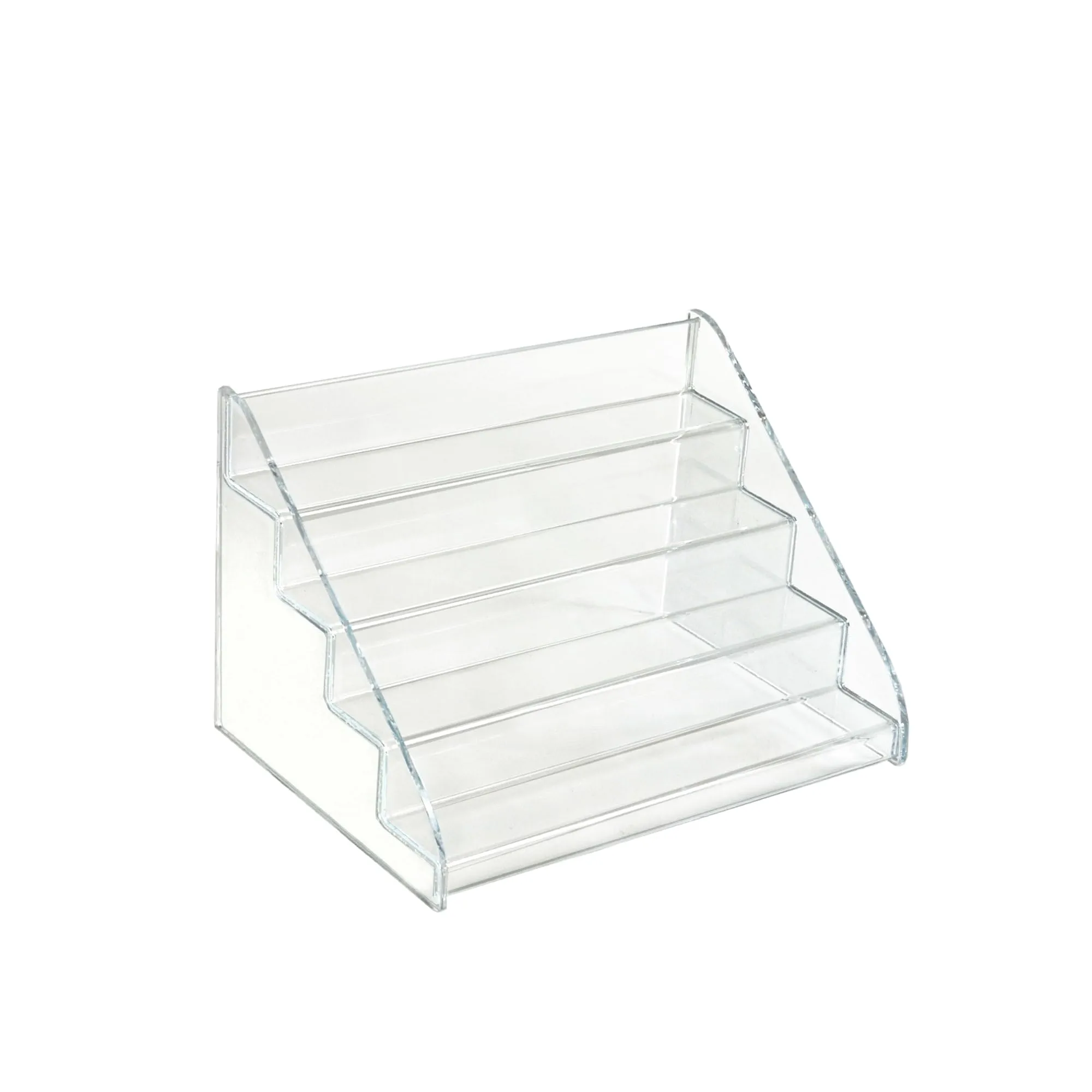 Azar Displays 326040 12"W x 8"D x 8"H Four Tier Counter Step Display