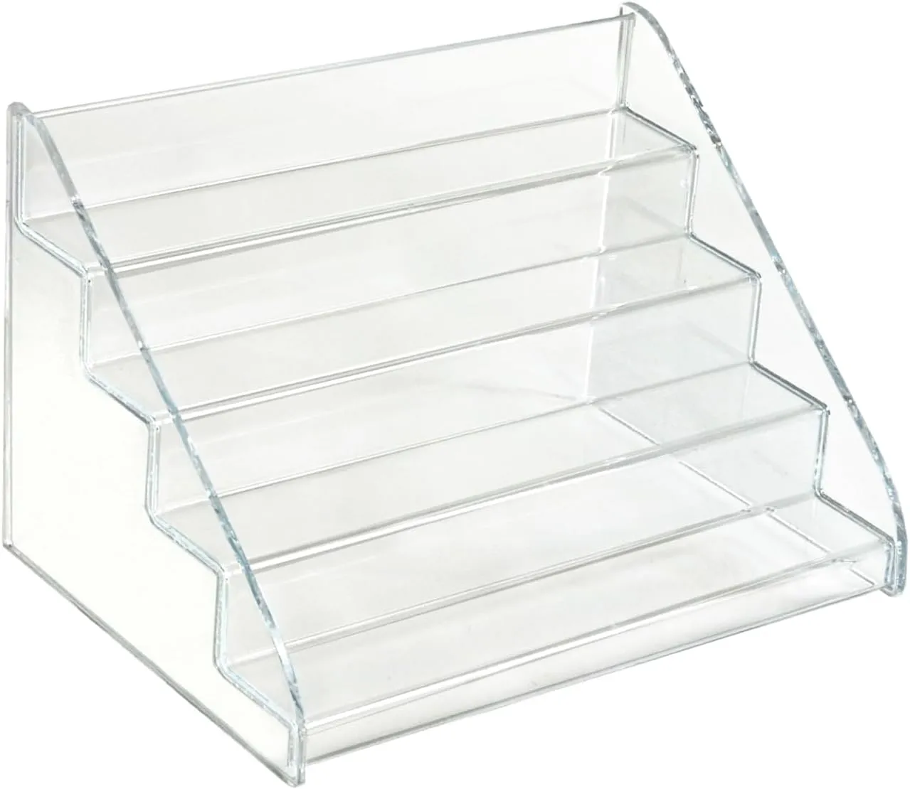 Azar Displays 326040 12"W x 8"D x 8"H Four Tier Counter Step Display