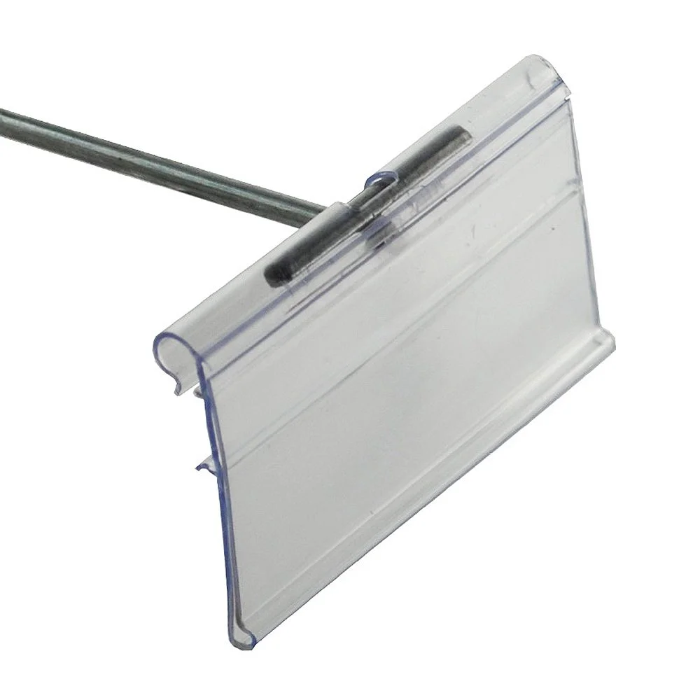 Azar 700843 1.5" x 3" Flip Scan Label Holder, 50 Pack