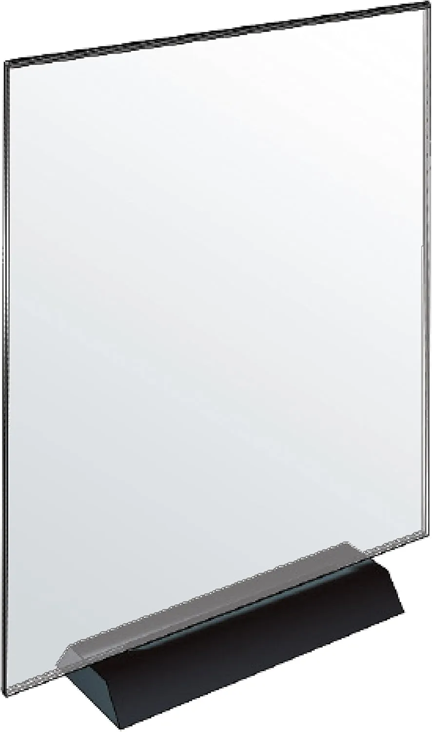 Azar Displays Acrylic Frame Sign Holder on Weighted Black Base