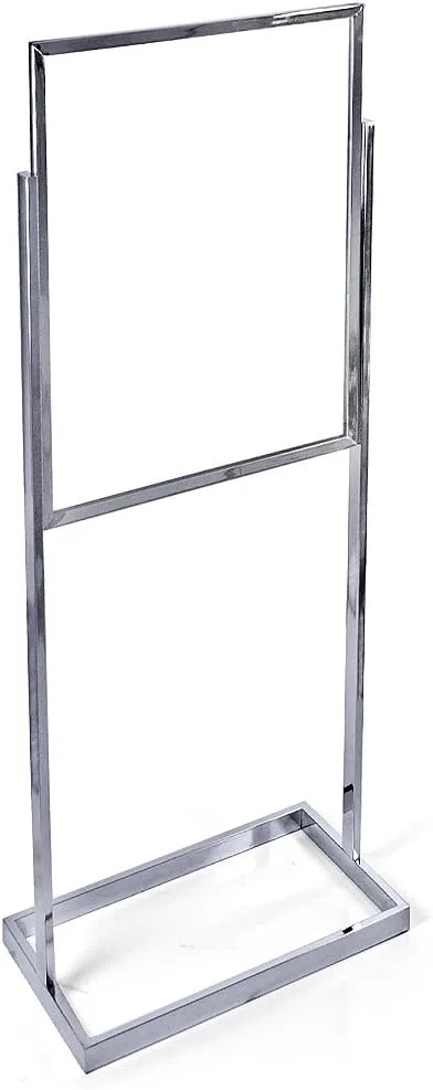 Azar Displays Aluminum Vertical/ Horizontal Snap Frame, 5in x 7in, Silver, 10-Pack