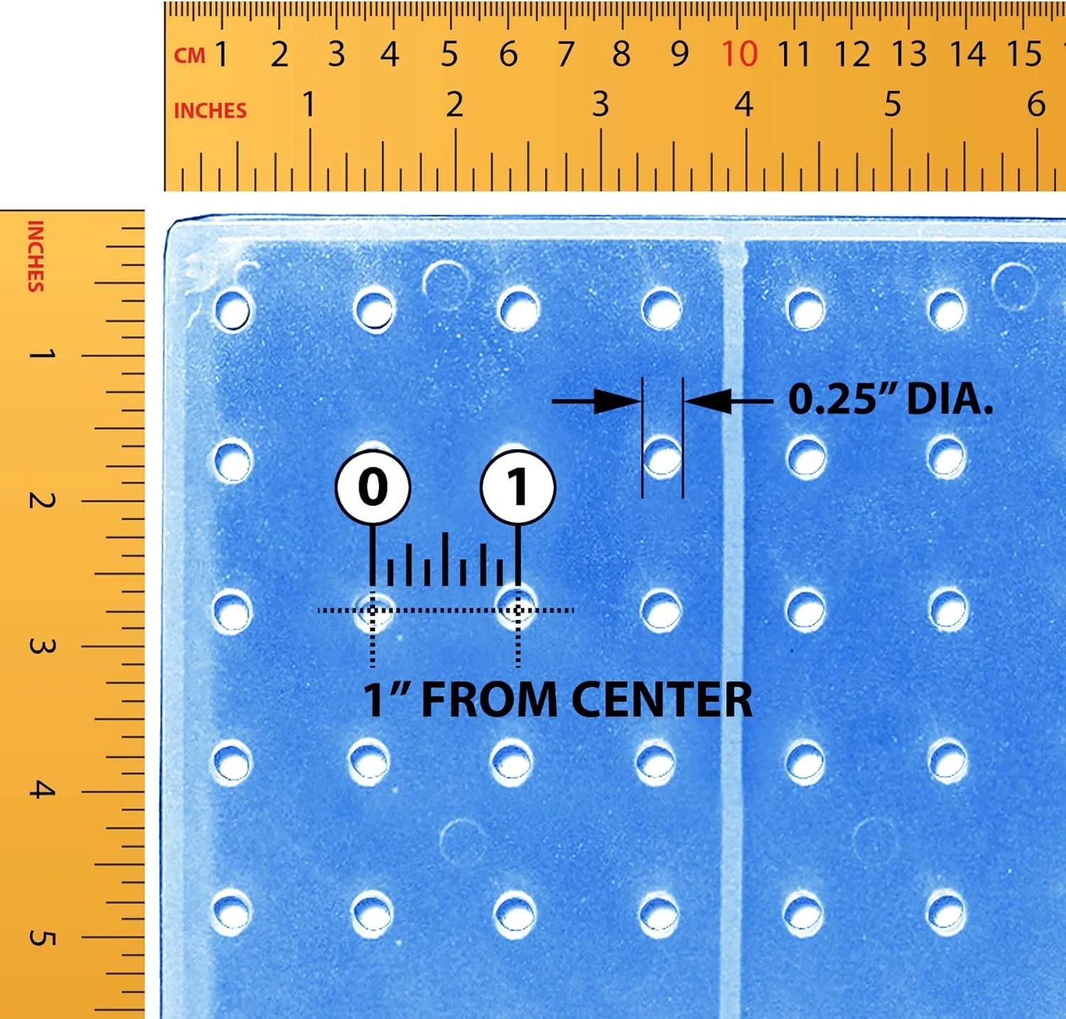 Azar Displays 70-Piece Pegboard Wall Organizer Kit with 13.5" x 22" Panels