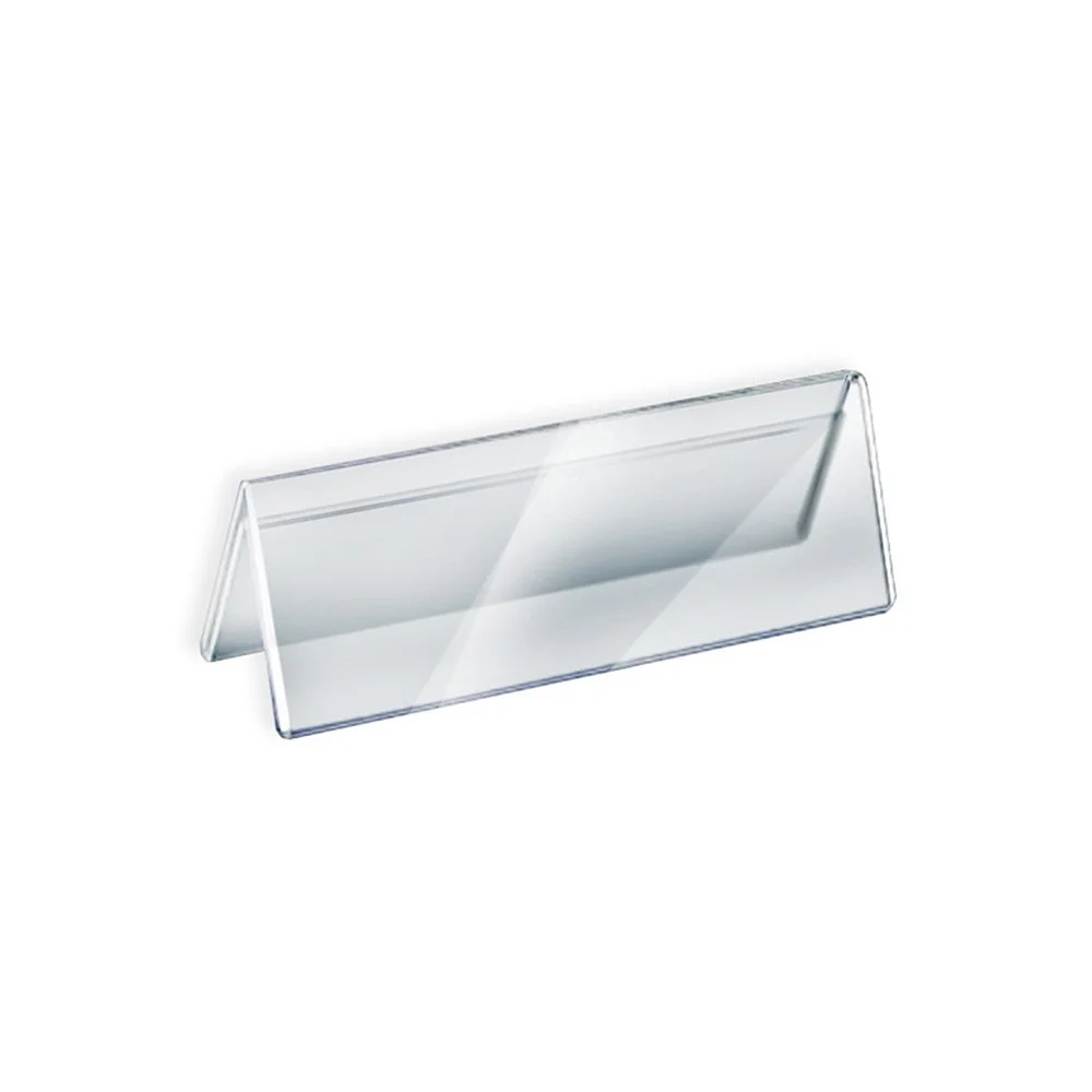 Azar Displays Acrylic Two-Sided Nameplates (Pack of 10)