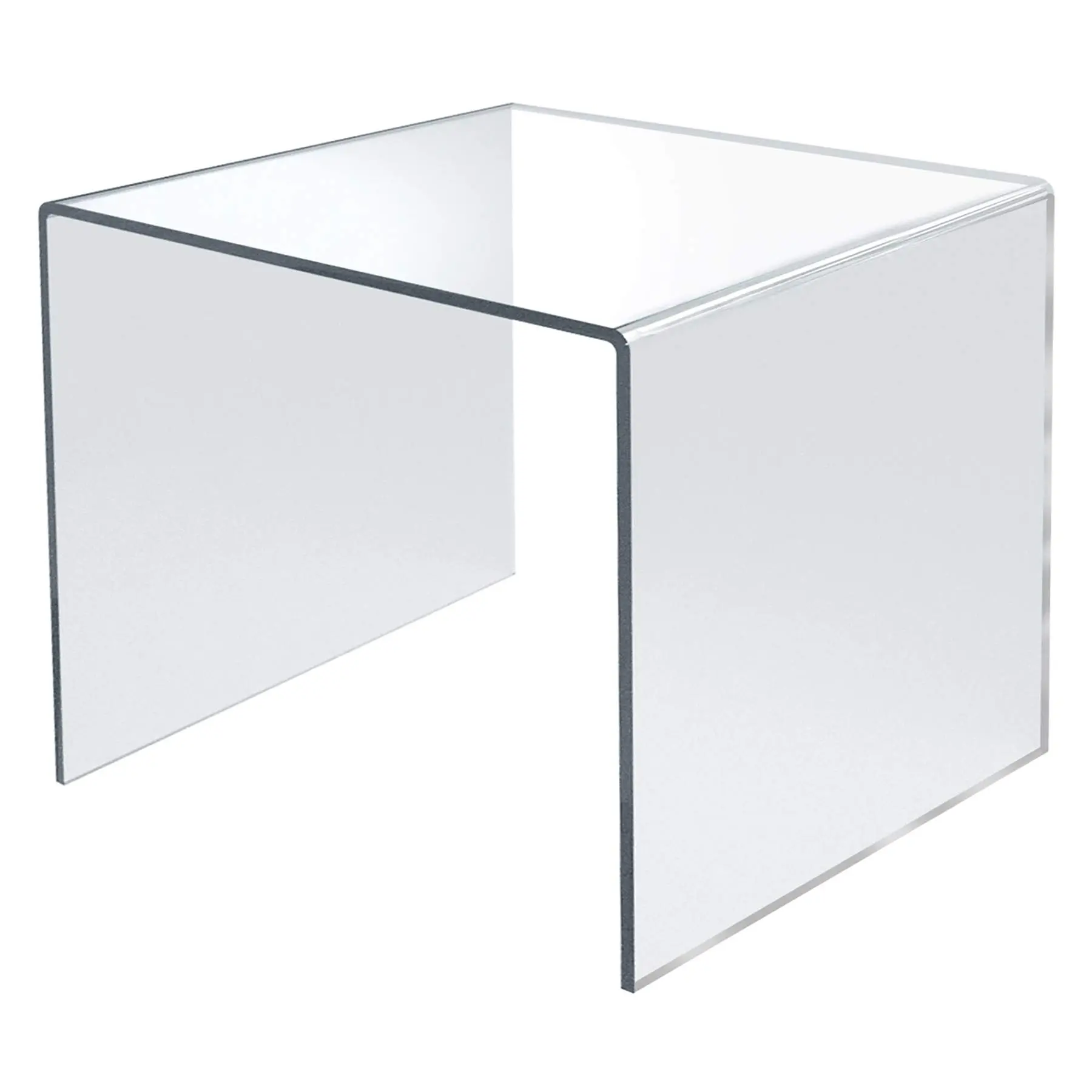 Azar Displays Clear Acrylic Riser Displays (4-Pack)