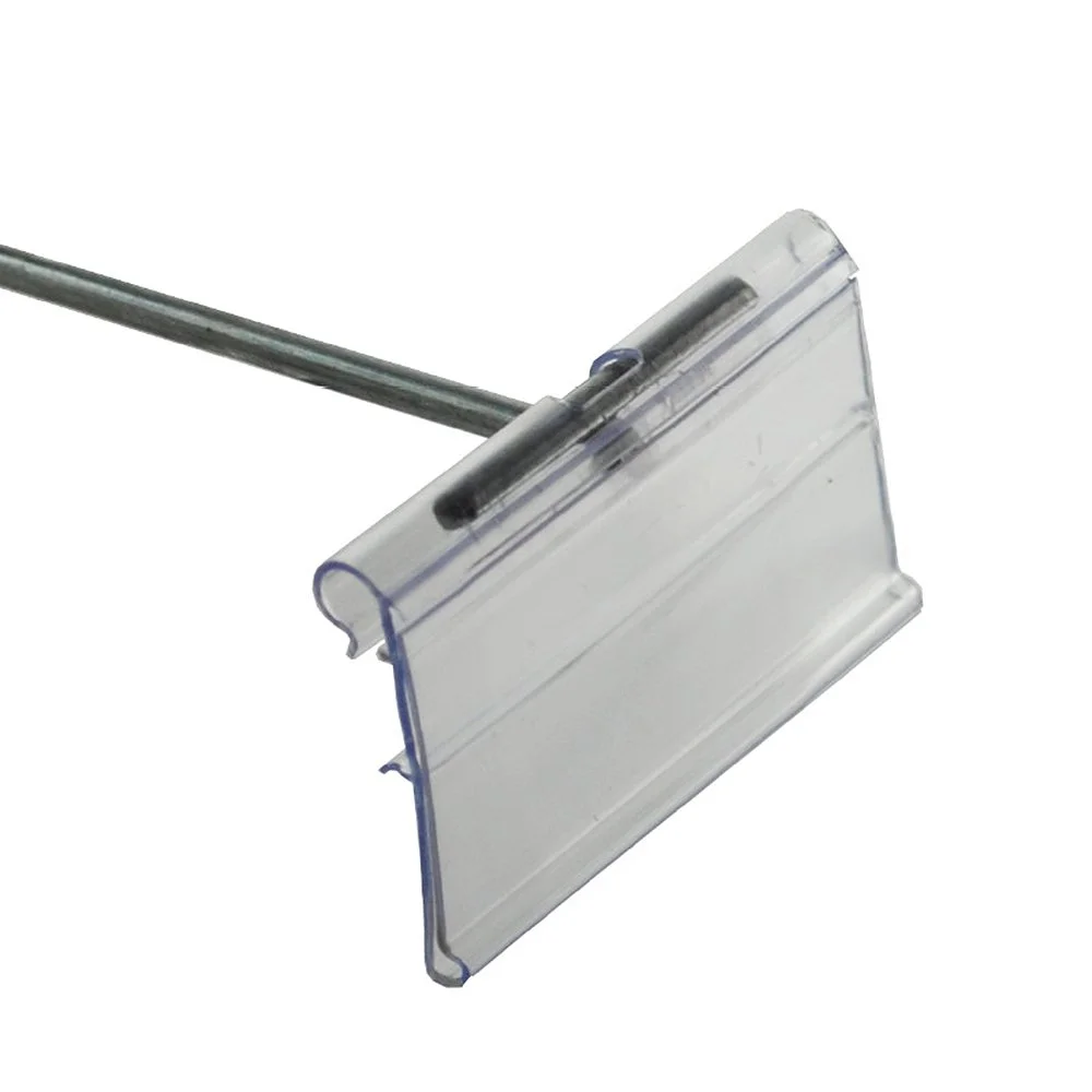 Azar 700840 1.25" x 2" Flip Scan Label Holder, 50 Pack