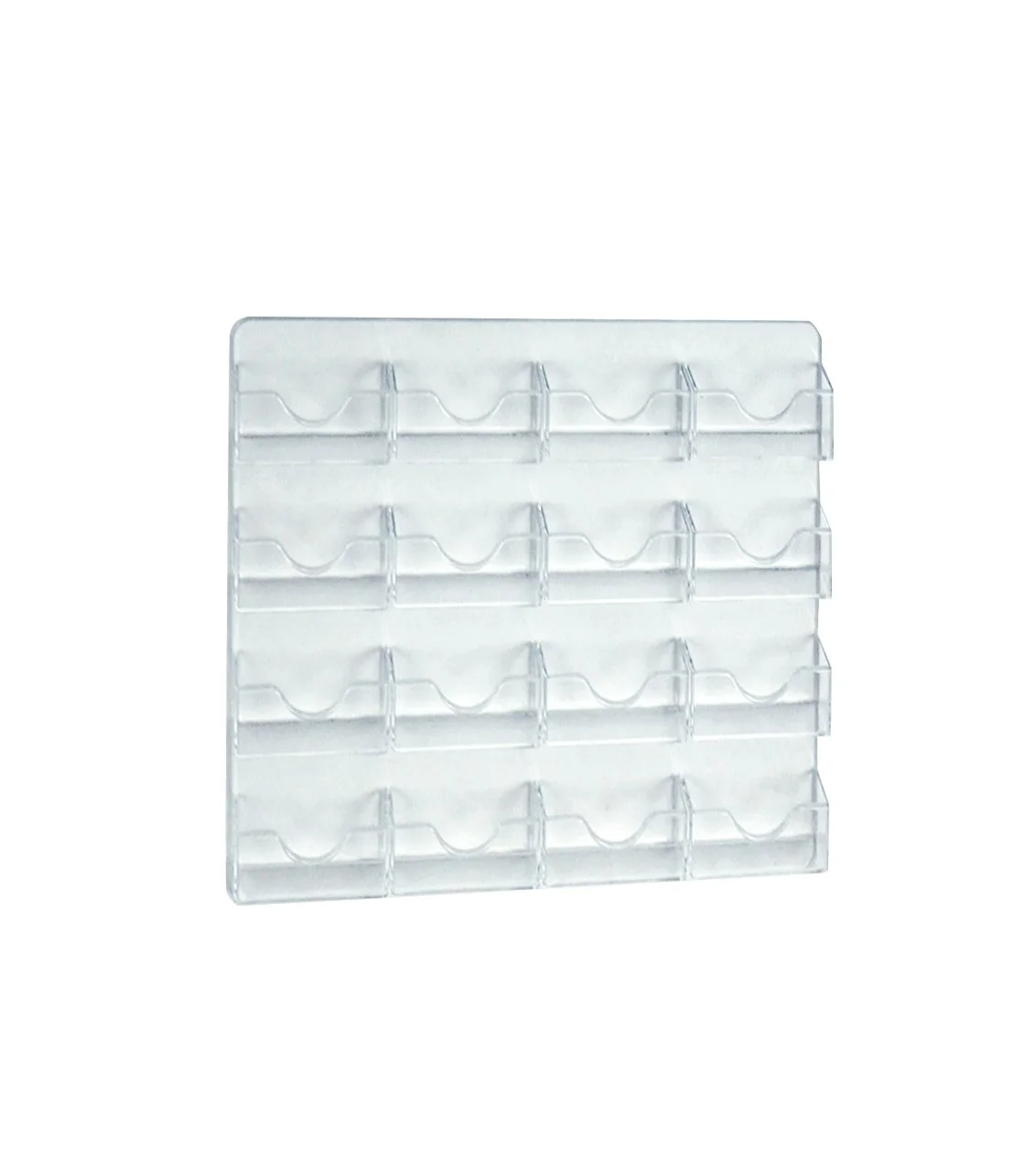 Azar Displays Wall-Mount Business/Gift Card Holders, Clear Acrylic