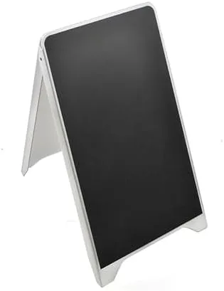 Azar Displays 300252 19.75" W x 34.65" H Dual Sided Chalkboard Sign Board
