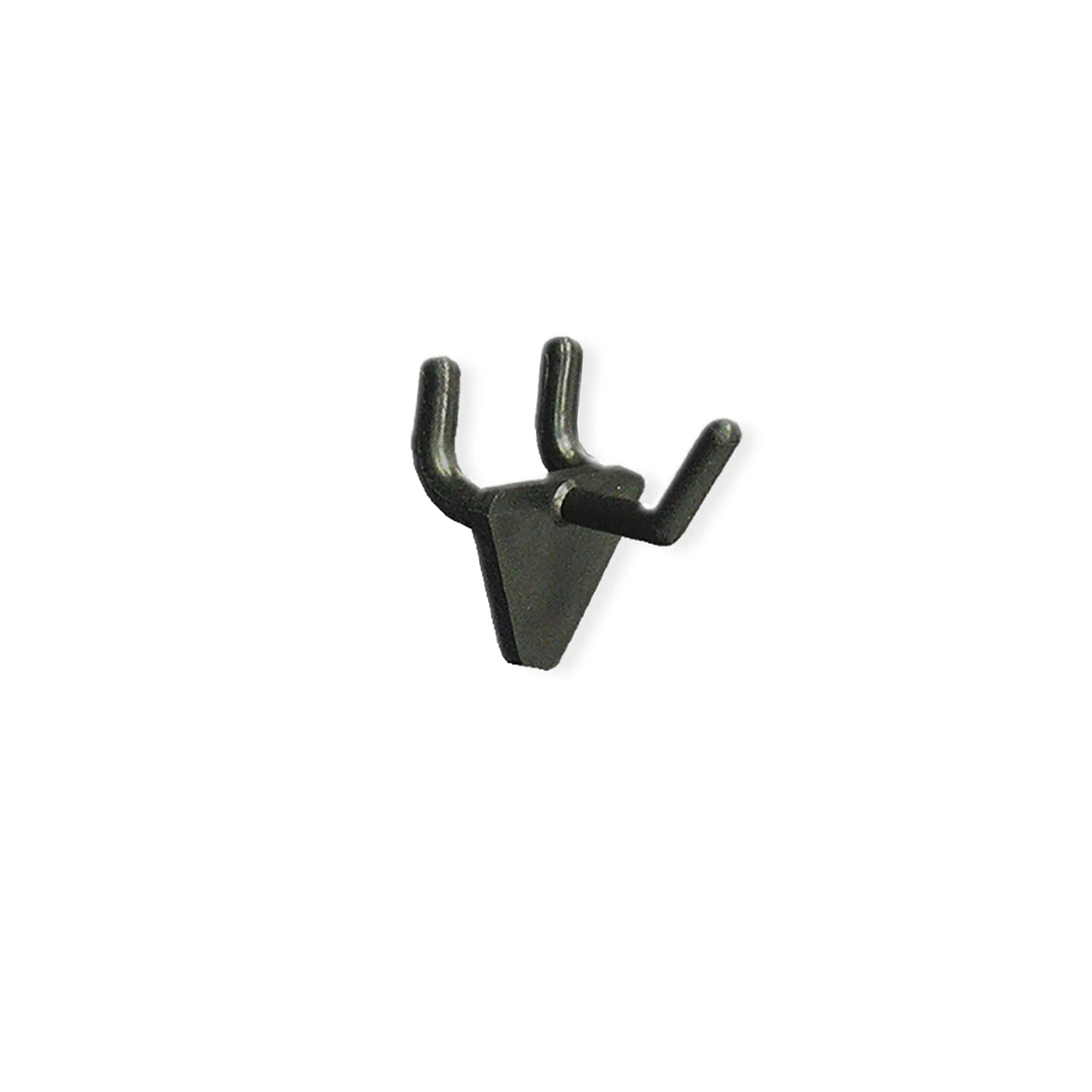 Azar Displays Glass-Filled Nylon Hooks, 1in, Black, Pack Of 50 Hooks