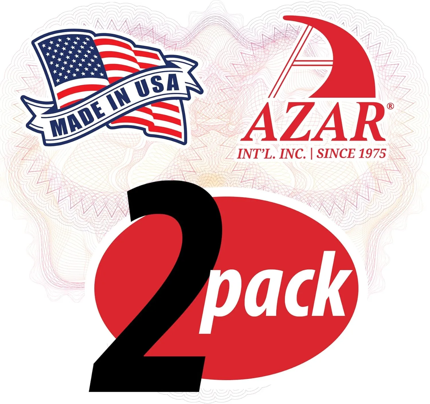 Azar Displays 2-Tier 2-Pocket Plastic Brochure Holder, Letter Size, 11-1/4inH x 9-1/4inW x 5inD, Clear