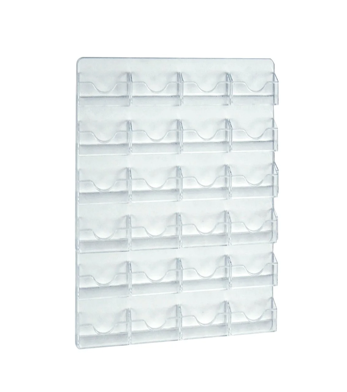Azar Displays Wall-Mount Business/Gift Card Holders, Clear Acrylic