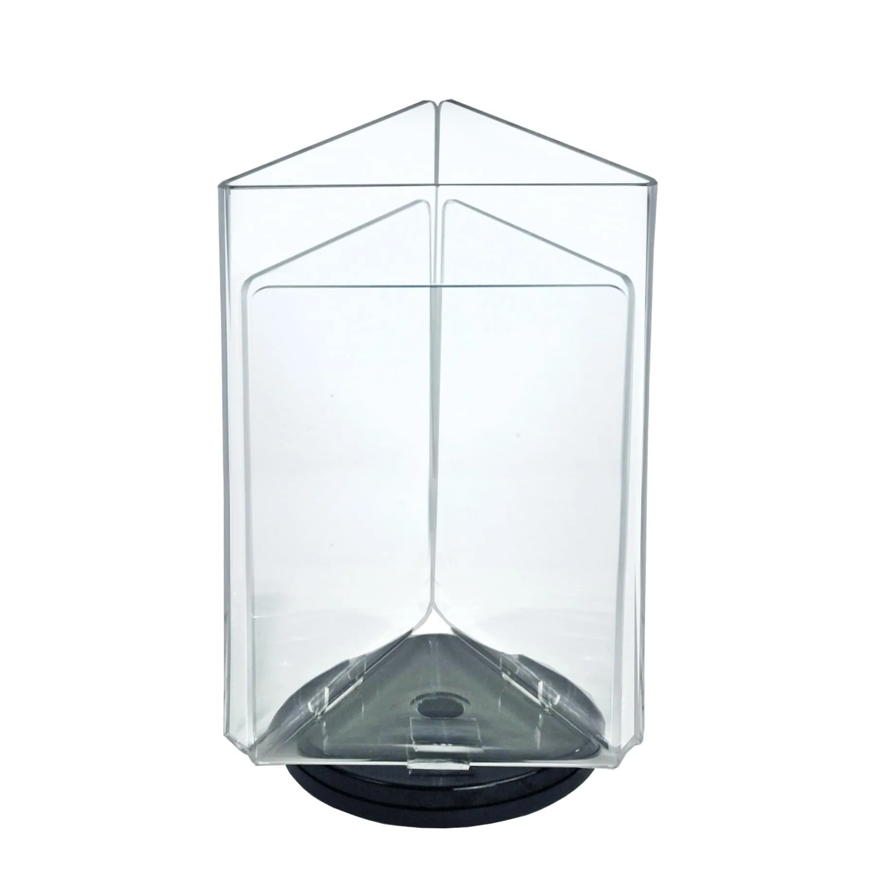 Azar Displays 3-Sided Acrylic Revolving Sign Holder