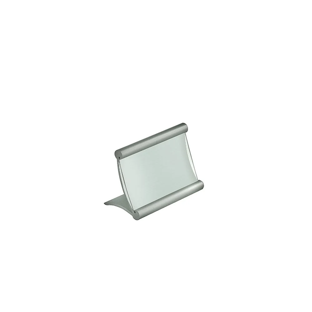 Azar Displays 300884 Curved Metal Frame, 3.5W x 2.25H, Silver