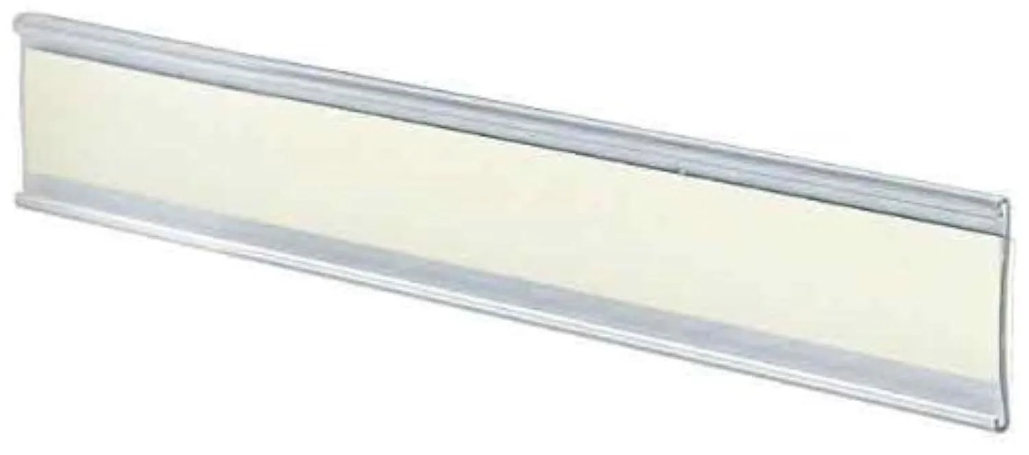 Azar Displays 199604 6-Inch Width by 1.5-Inch Height Adhesive Back Nameplate, 10-Pack