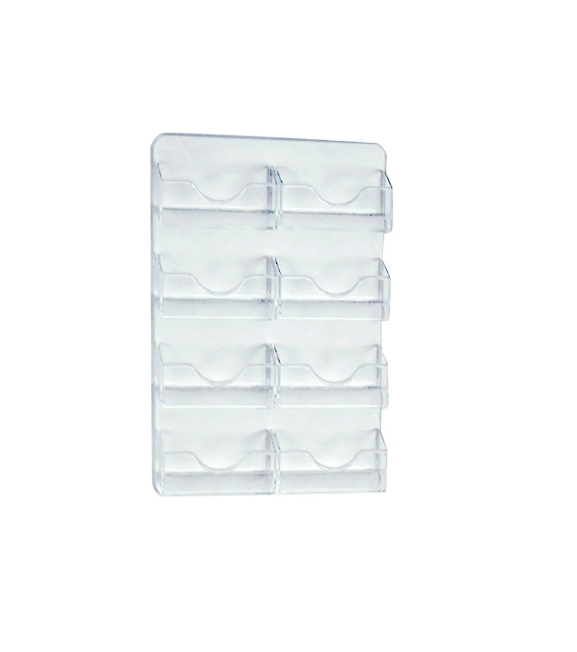 Azar Displays Wall-Mount Business/Gift Card Holders, Clear Acrylic
