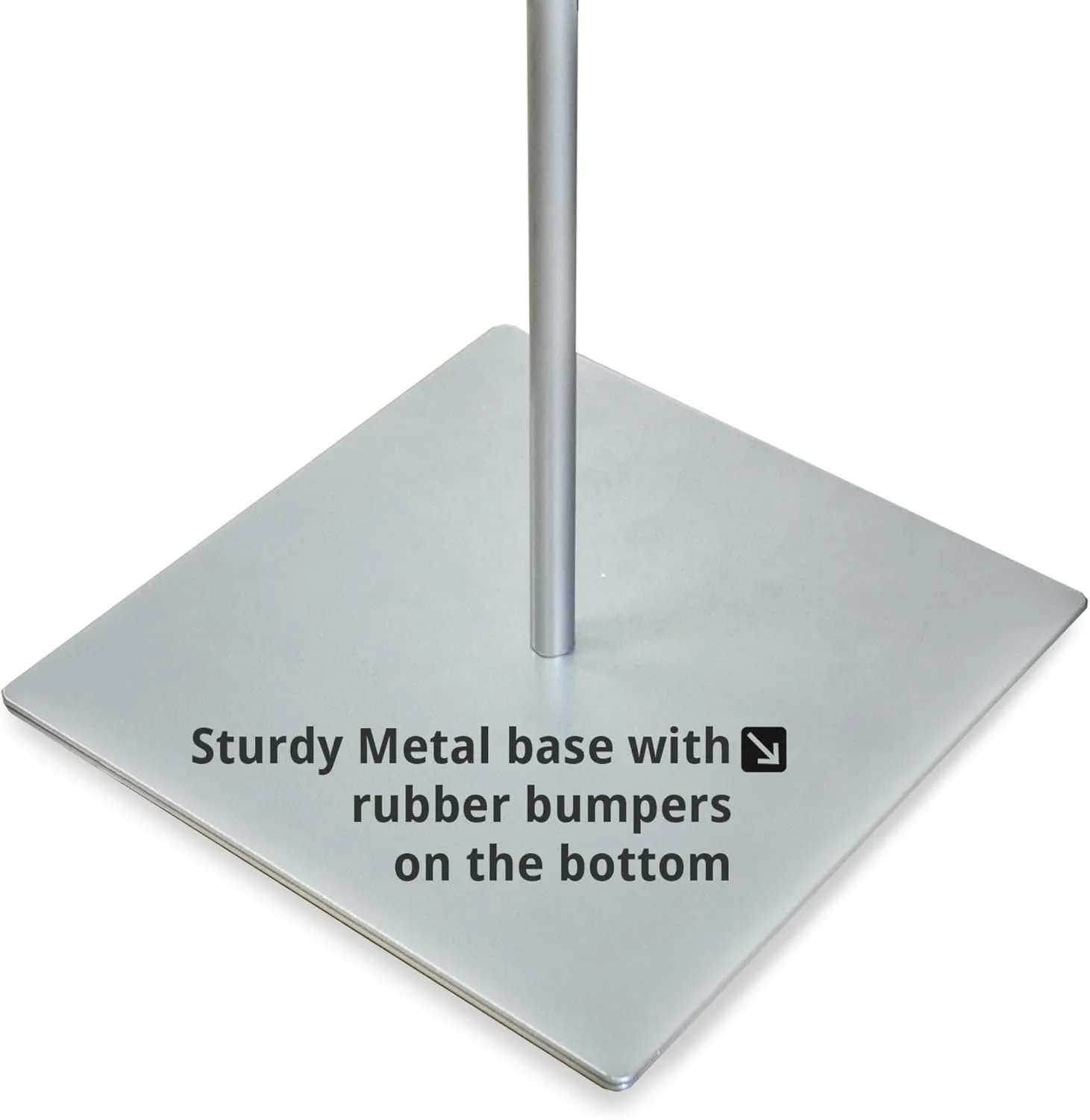 Azar Displays 300863 8.5" W x 11" H Double-Sided Frame Sign Holder Stand - with Non-Adjustable Pole