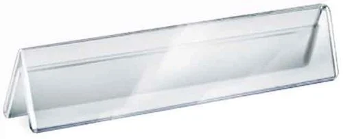 Azar Displays Acrylic Two-Sided Nameplates (Pack of 10)