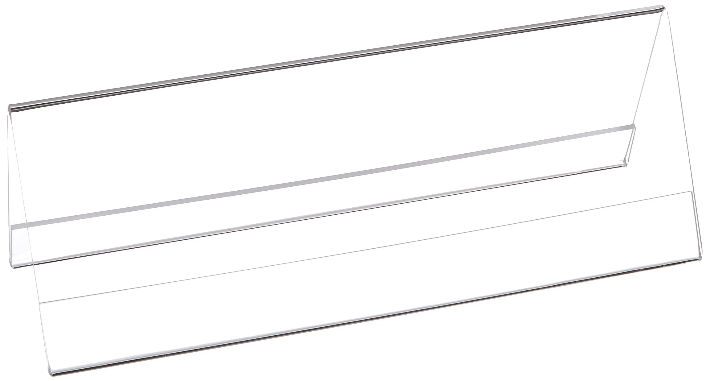 Azar Displays Acrylic Two-Sided Nameplates (Pack of 10)