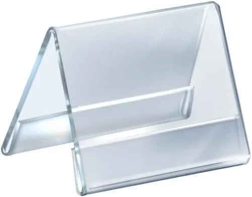 Azar Displays Acrylic Two-Sided Nameplates (Pack of 10)