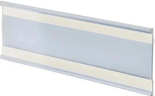 Azar Displays 199610 6-Inch Width by 3-Inch Height Adhesive Back Nameplate, 10-Pack