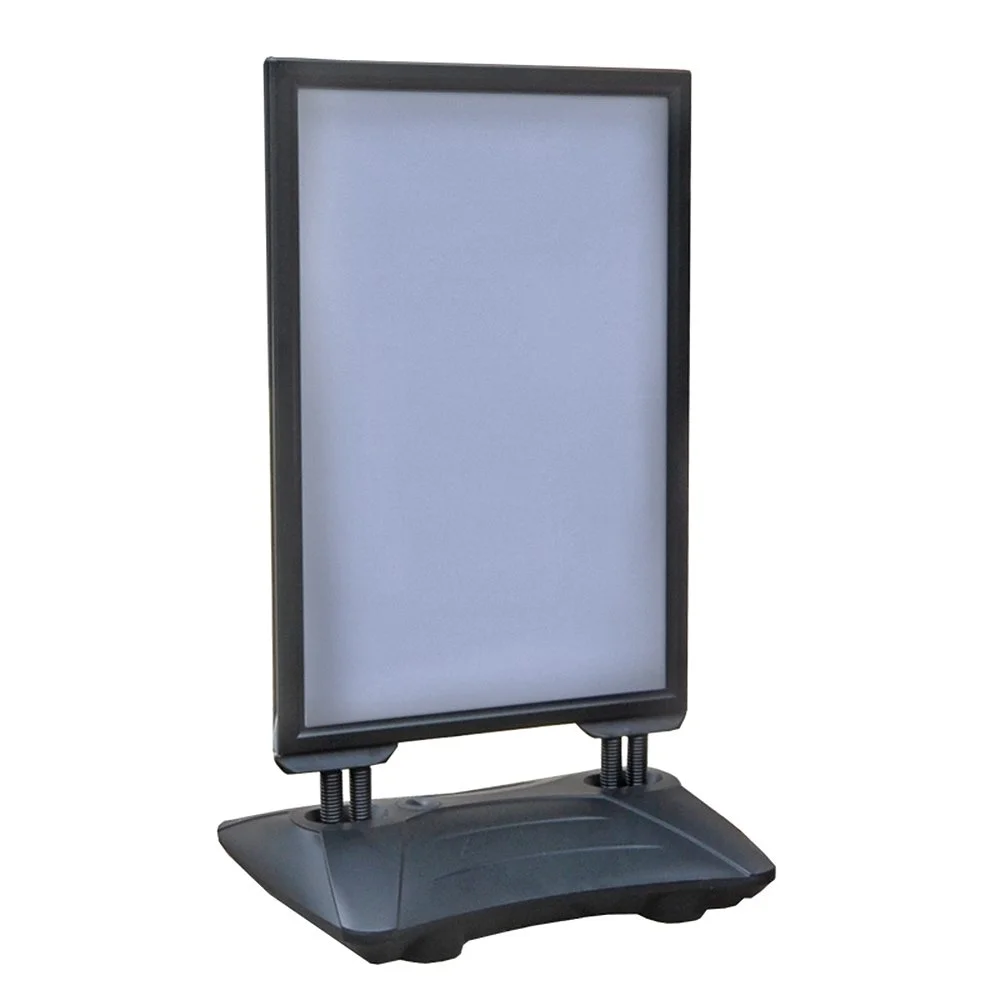 Azar Displays Acrylic Horizontal Adhesive-Back Nameplates, 1inH x 11inW x 3/8inD, Clear, Pack Of 10 Nameplates