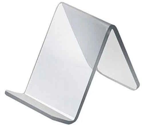 Azar Displays Acrylic Easel Displays, Clear, 10-Pack