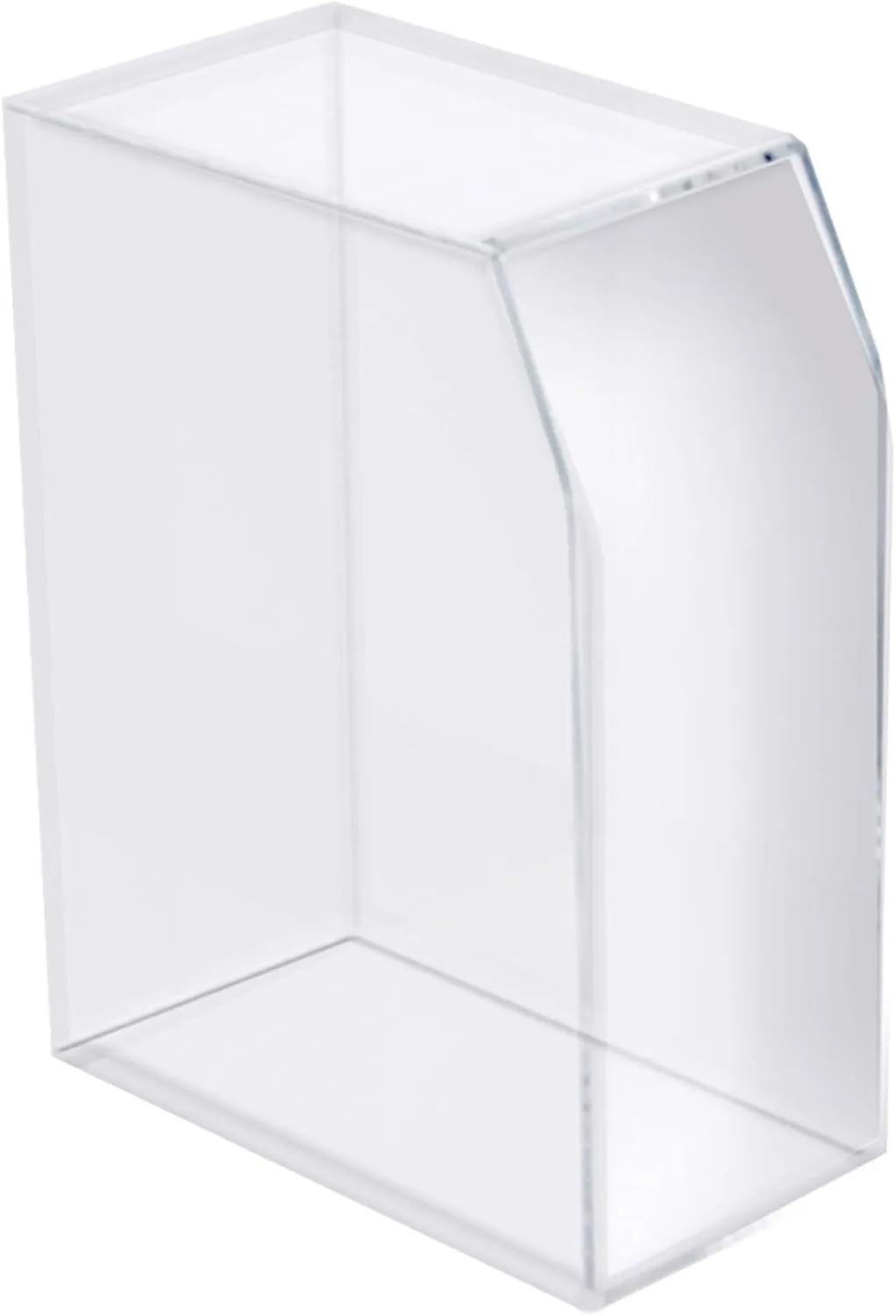 Azar Displays 255030 Monitor Magazine & File Holder, 5"W x 8.75"D x 12.25"H, Clear