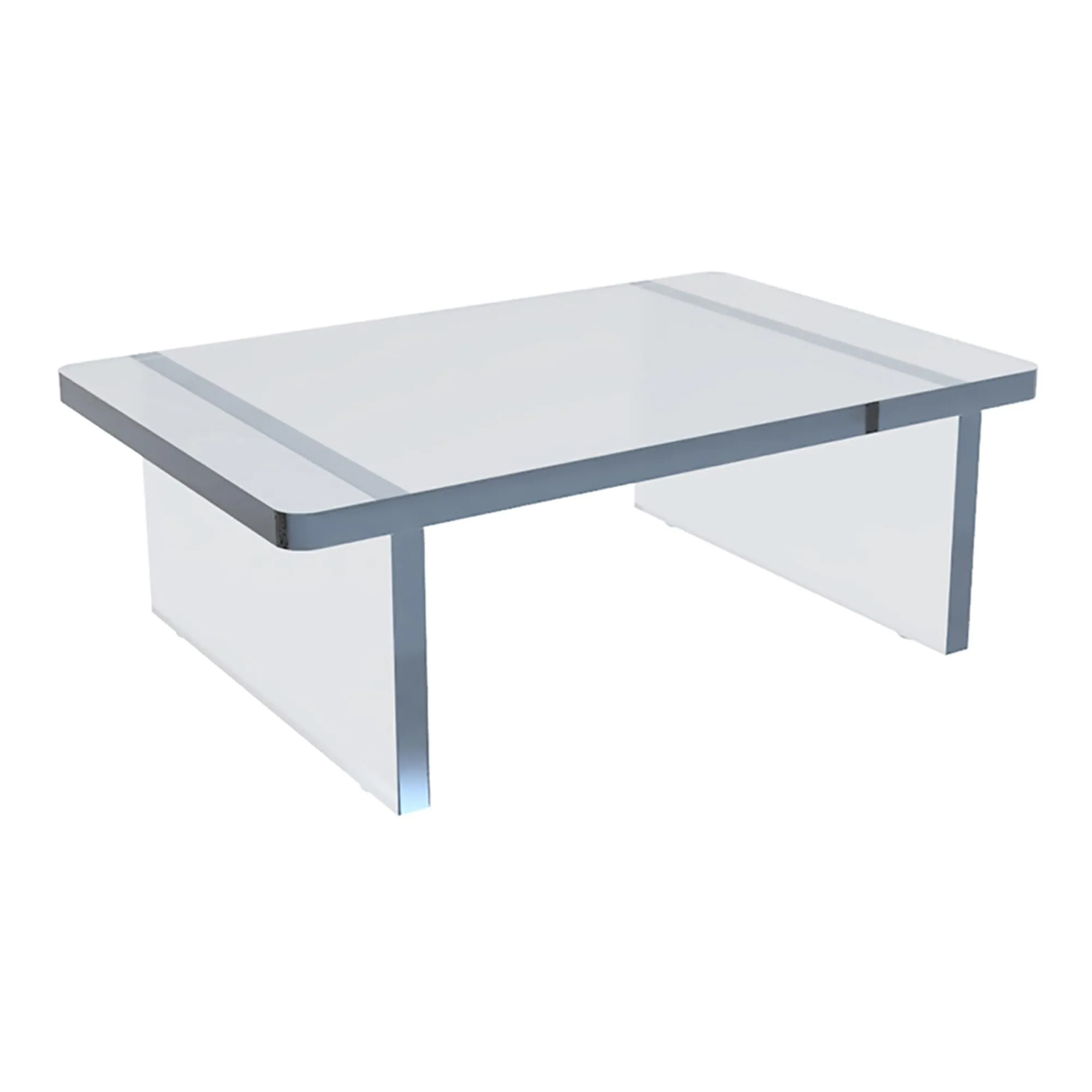 Azar Displays Deluxe Acrylic Monitor Riser Display, Clear