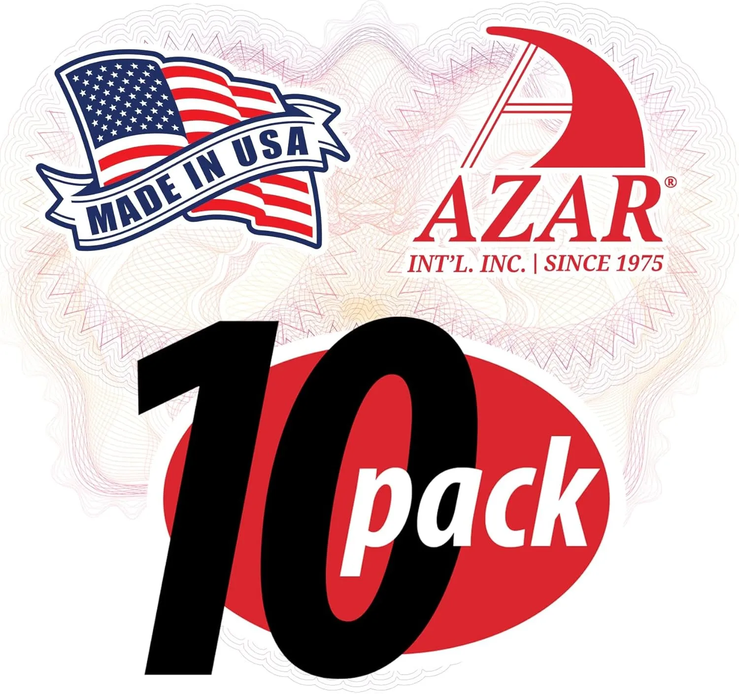 Azar Displays 102733 Clear Acrylic Double Sided Sign Holder 5.5" x 8.5" Vertical/Horizontal with T Strip, 10-Pack