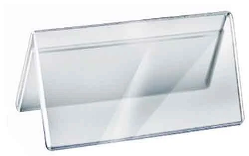 Azar Displays Acrylic Two-Sided Nameplates (Pack of 10)