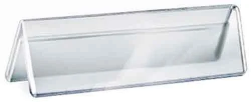 Azar Displays Acrylic Two-Sided Nameplates (Pack of 10)