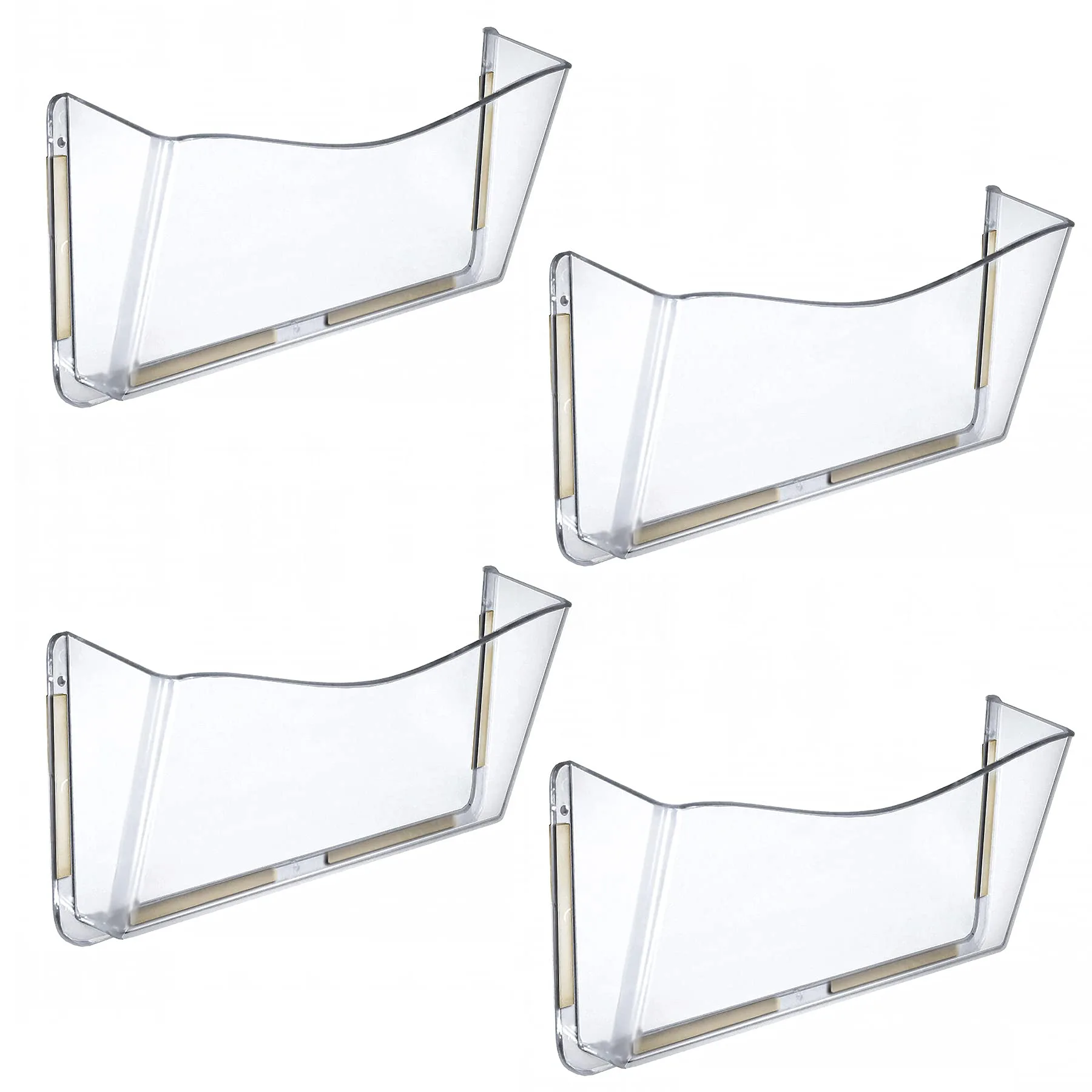 AZAR DISPLAYS Wall Mount File, Brochure & Business Card Holders