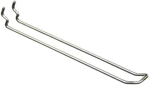 AZAR DISPLAYS Galvanized Metal Safety Loop Hooks