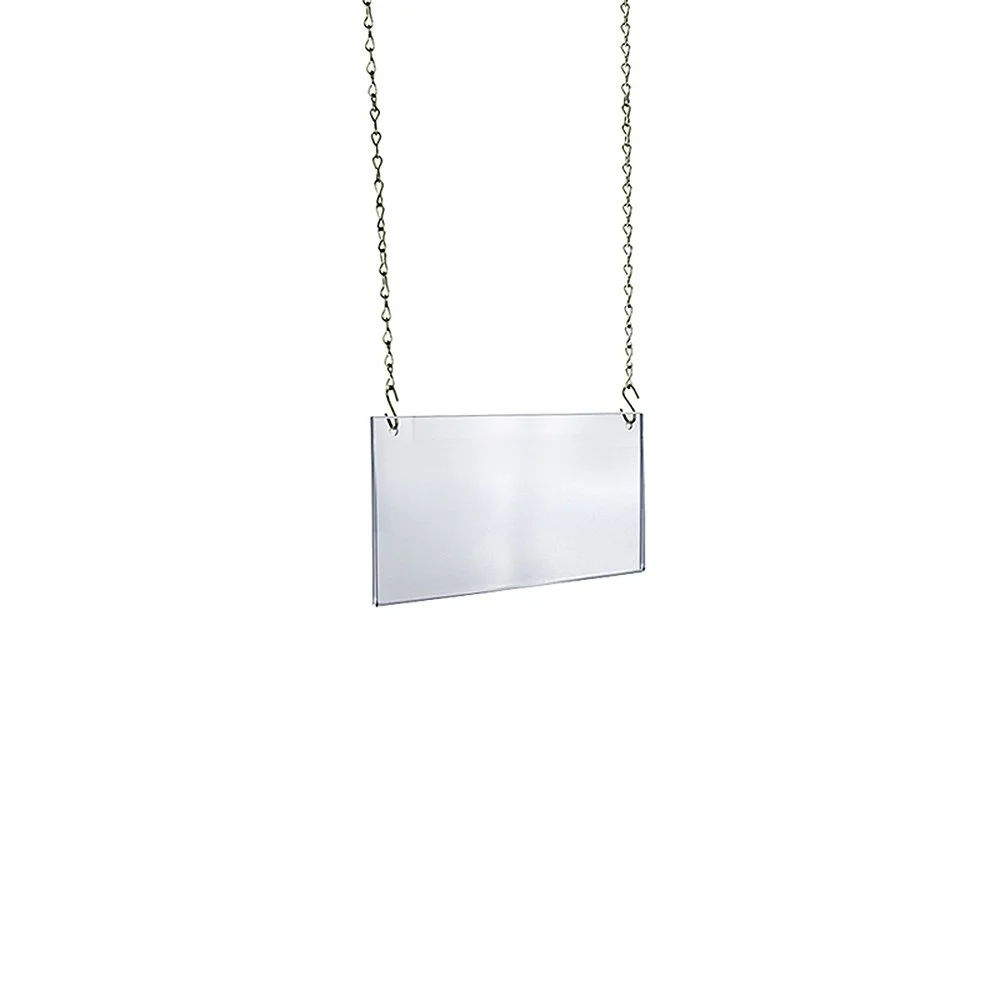 Azar Displays Hanging Poster Frames, Clear Acrylic, Ceiling-Mount