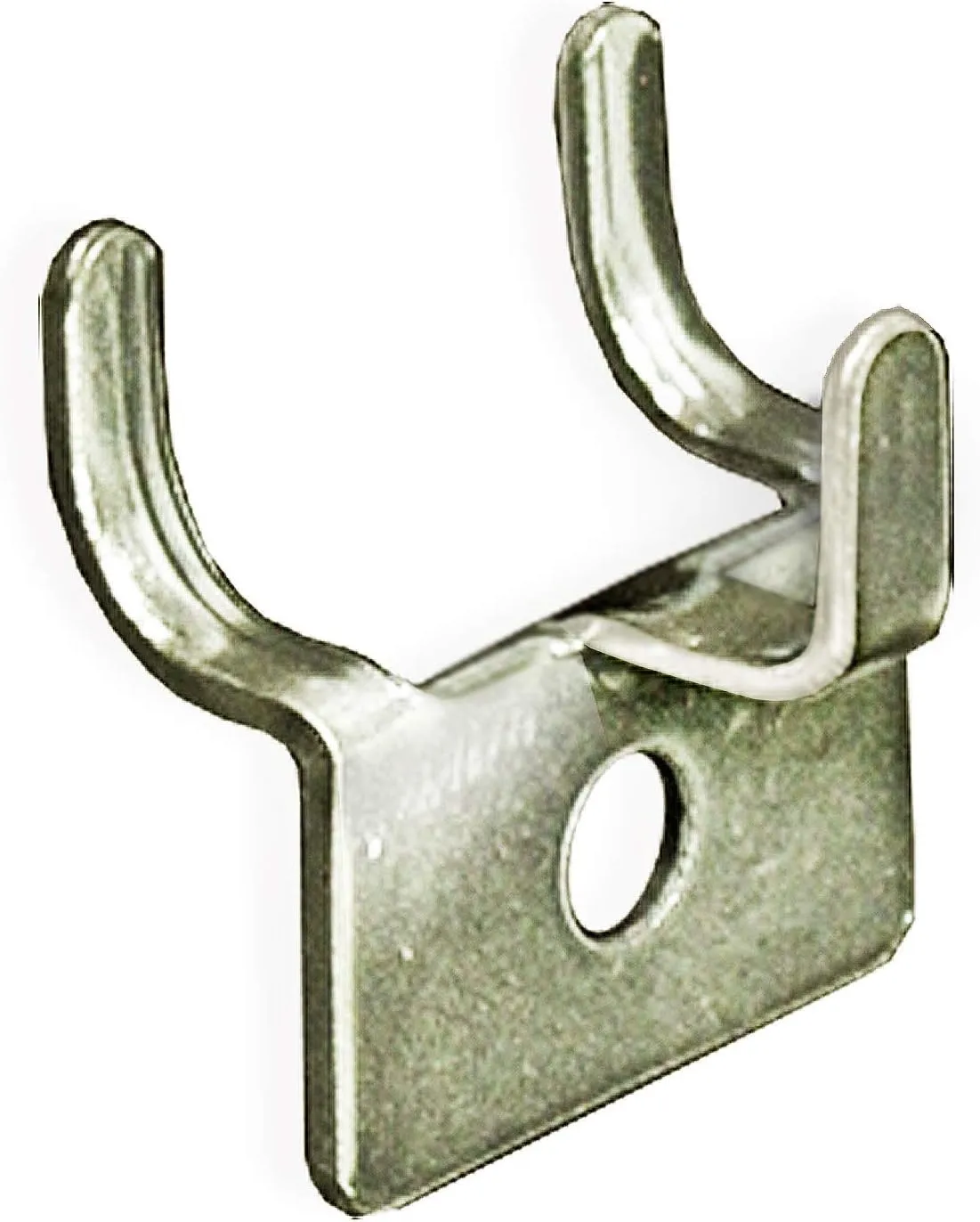 Azar Displays Metal Prong Hooks, 1-1/4inH x 1-1/8inW x 3/8inD, Pack Of 20 Hooks