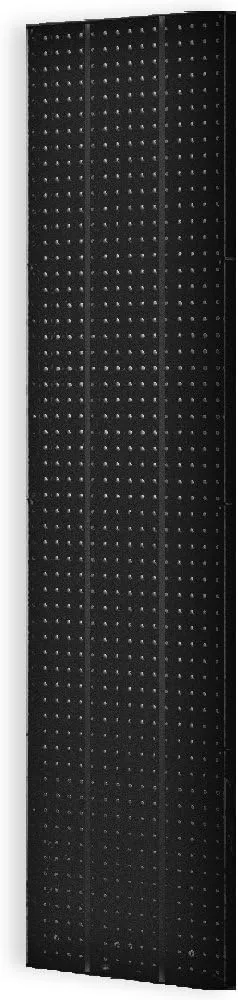 Azar Displays 1-Sided Pegboard Wall Panels, 60inH x 16-1/8inW x 7/8inD, Black, Pack Of 2 Panels