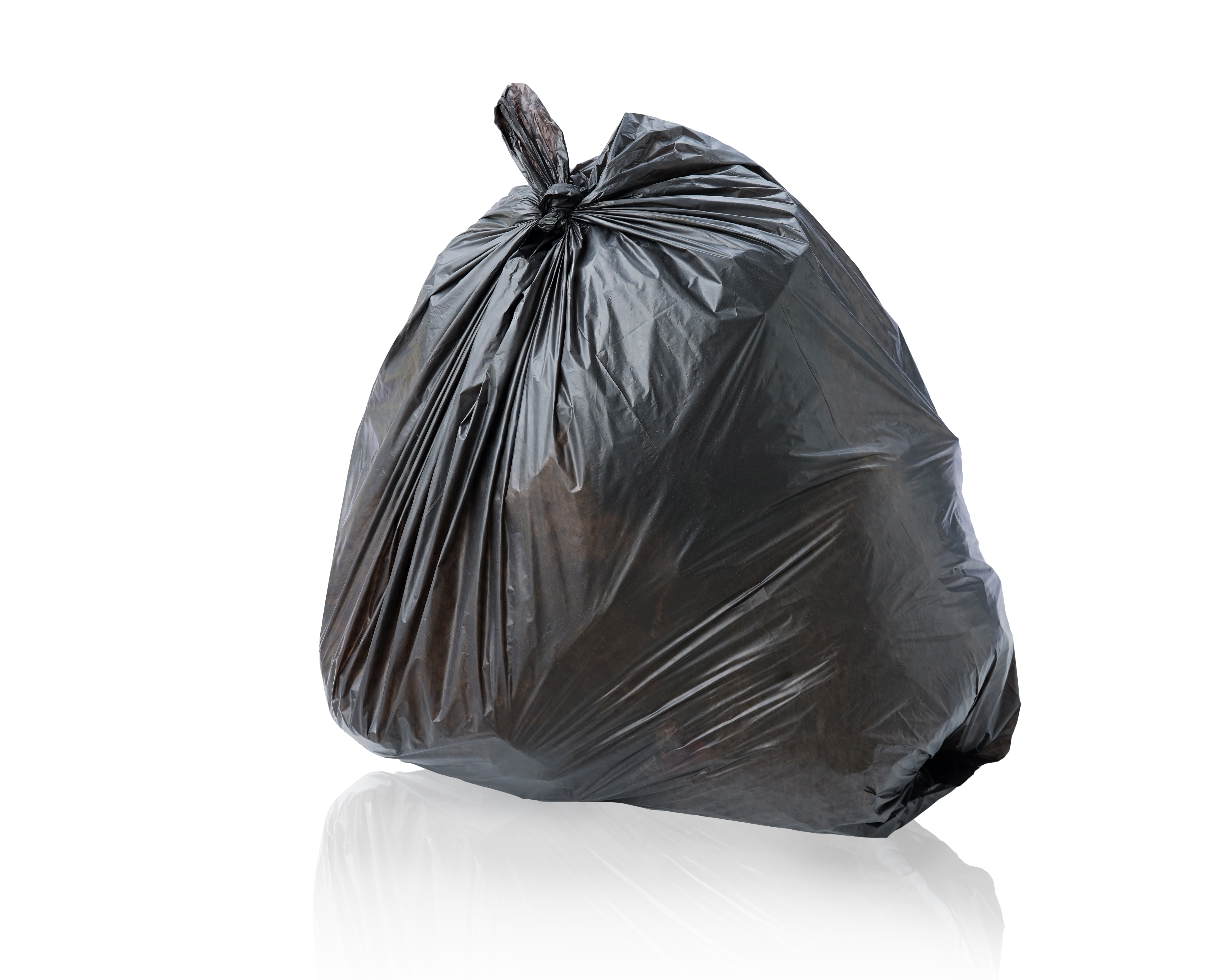 High Density Trash Can Liner 40" x 48" 22 Micron, Black - 150/Case